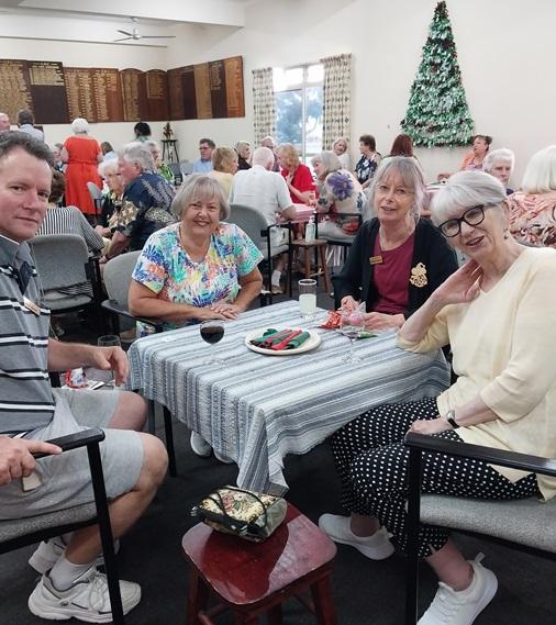 Margaret Glover, Sue Duff & friends Christmas party 2023