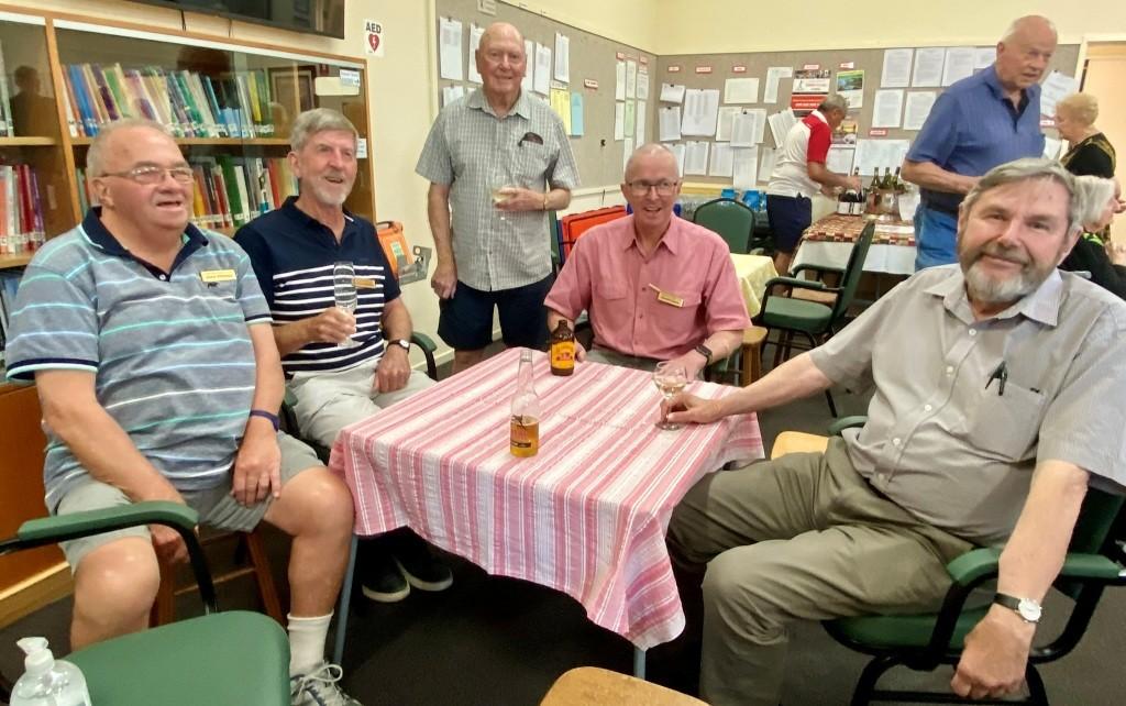 a jolly bunch - John, Philip, Geoff, David, Roger